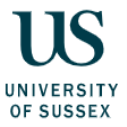 University of Sussex Cate Haste International Scholarship in Media, UK
